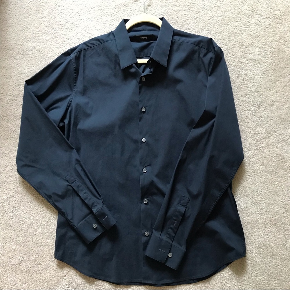 THEORY Black Dress Shirt
